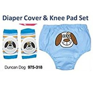 Tiny tillia diaper cover and knee pad set